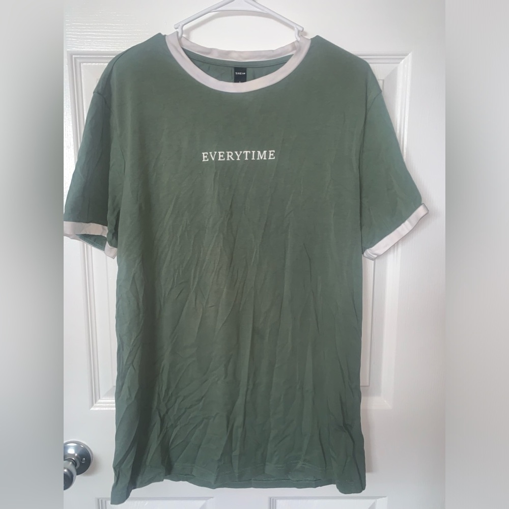 Mens Olive Green T-shirt